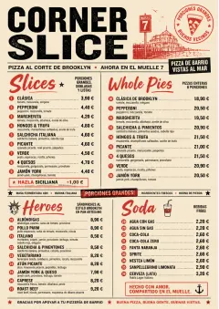 brooklyn slice shop menu template preview
