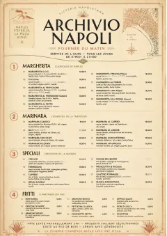 Neapolitan Archive menu template preview