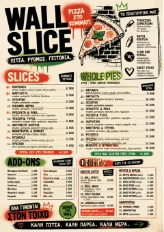 Street Art Bold menu template preview