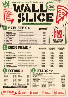 Street Art Bold menu template preview
