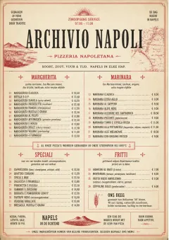 Neapolitan Archive menu template preview