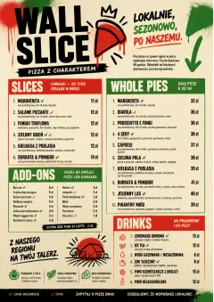 Street Art Bold menu template preview