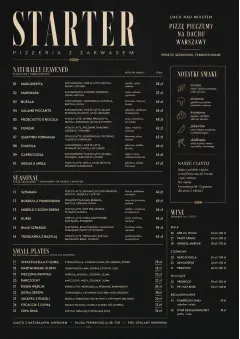 Sourdough Minimal menu template preview