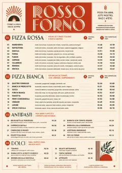 Milanese Modern menu template preview