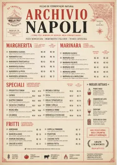 Neapolitan Archive menu template preview