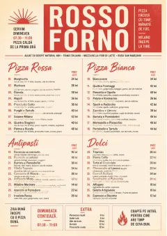 Milanese Modern menu template preview