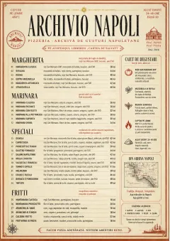 Neapolitan Archive menu template preview