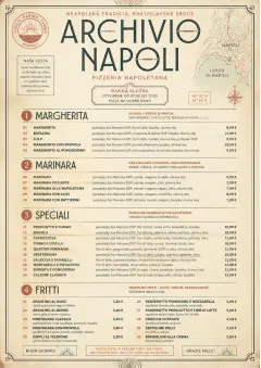 Neapolitan Archive menu template preview