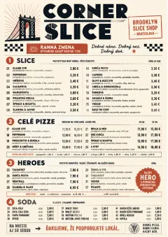 Brooklyn Slice Shop menu template preview