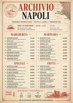 Neapolitan Archive menu template preview