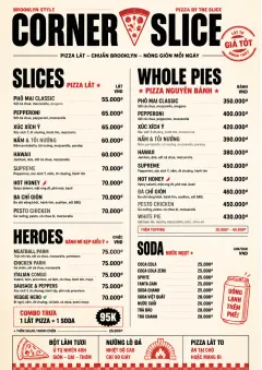 Brooklyn Slice Shop menu template preview
