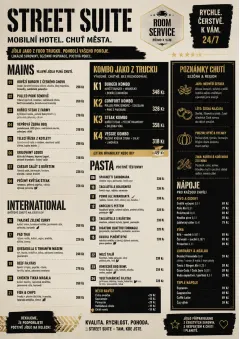 Food Truck Bold menu template preview