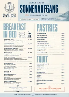 Grand Hotel Classic menu template preview