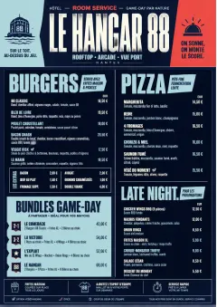 Sports Arena Energy menu template preview