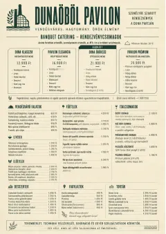 Banquet Catering menu template preview
