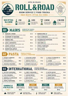 Food Truck Bold menu template preview