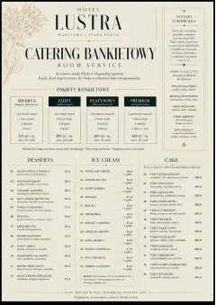 Banquet Catering menu template preview