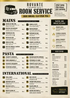 Food Truck Bold menu template preview