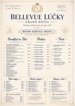 Grand Hotel Classic menu template preview
