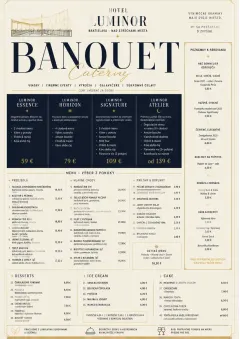 Banquet Catering menu template preview