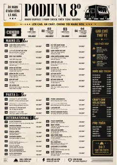 Food Truck Bold menu template preview