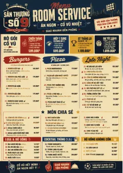 Sports Arena Energy menu template preview