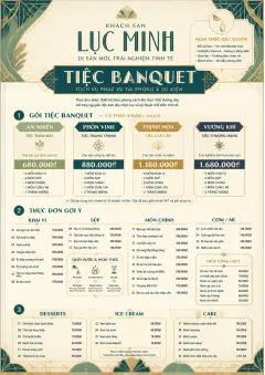 Banquet Catering menu template preview