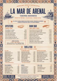 Heritage Tradition menu template preview