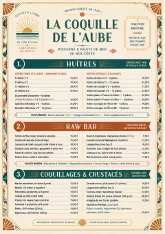 Heritage Tradition menu template preview