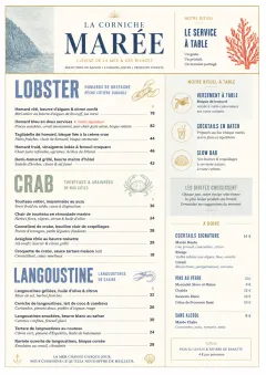 Fine Regional menu template preview