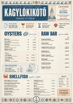 Heritage Tradition menu template preview