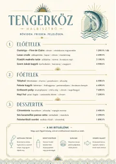 Chef Carte Brève menu template preview