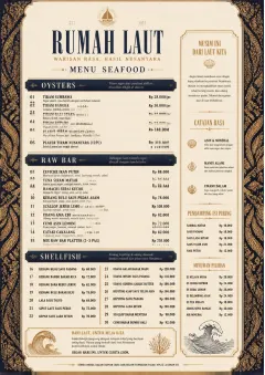 Heritage Tradition menu template preview