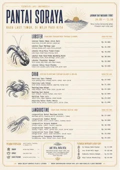 Fine Regional menu template preview