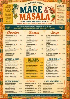 Spice Market Bold menu template preview
