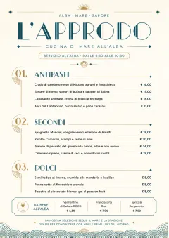 Chef Carte Brève menu template preview