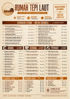Family Style Feast menu template preview