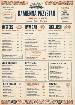 Heritage Tradition menu template preview