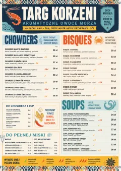 Spice Market Bold menu template preview