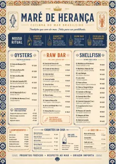 Heritage Tradition menu template preview