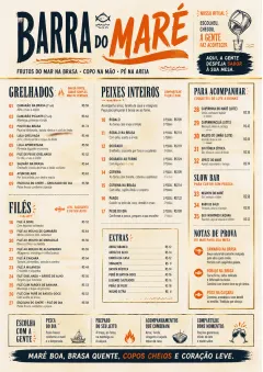 Street Stall Energy menu template preview