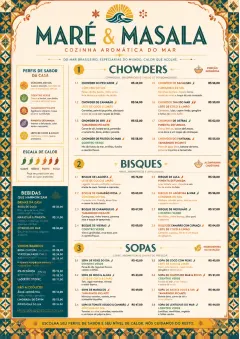 Spice Market Bold menu template preview