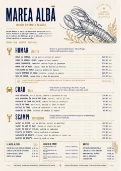 Fine Regional menu template preview