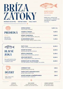 Chef Carte Brève menu template preview