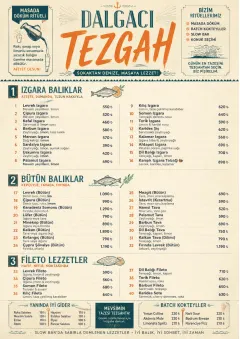 Street Stall Energy menu template preview