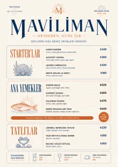Chef Carte Brève menu template preview
