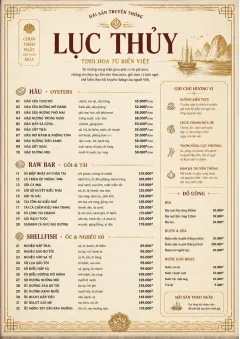 Heritage Tradition menu template preview