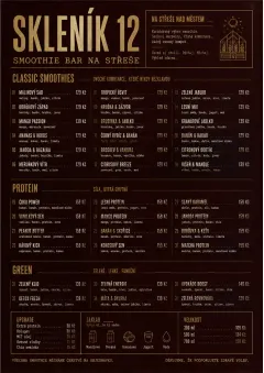 Editorial Cellar menu template preview