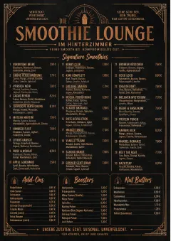 Speakeasy Spirits menu template preview