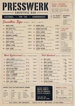 Industrial Craft menu template preview